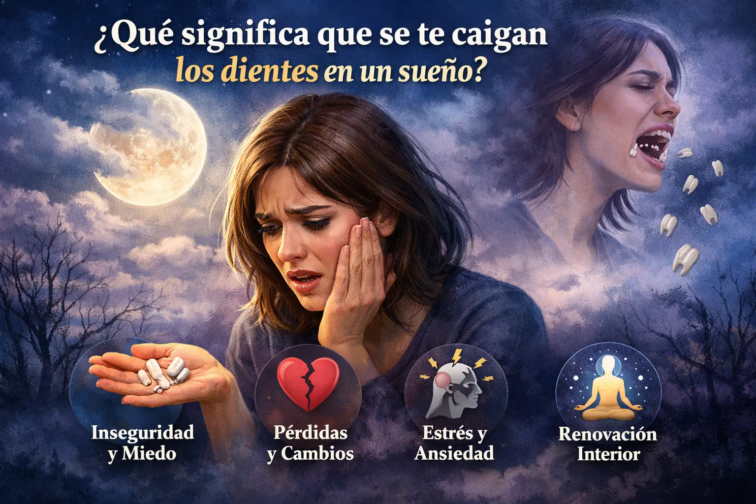 ¿Qué significa que se te caigan los dientes en un sueño?
