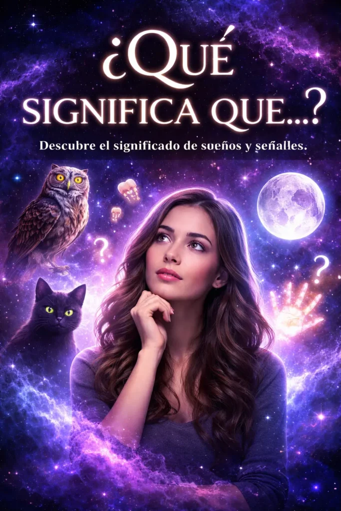 Ilustración sobre qué significa que ocurran sueños, señales y creencias populares